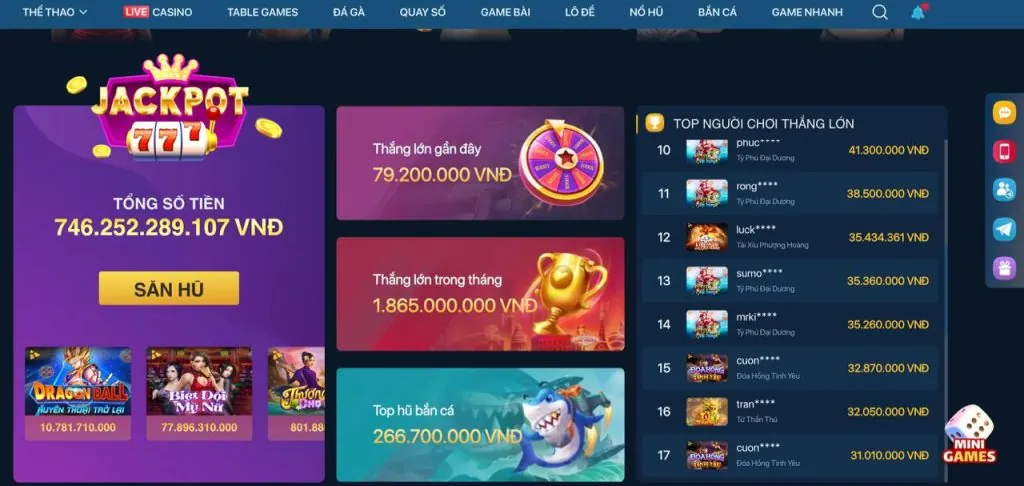 Giao diện trò chơi bắn cá Vuabai99 Link Mới